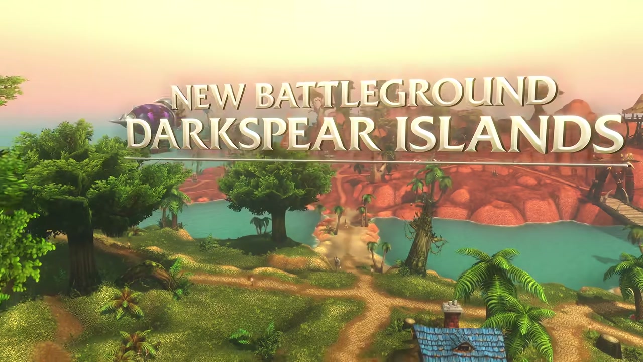 Darkspear Islands battleground reveal in the official Warcraft Forever gameplay trailer