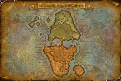 Darkspear Islands map