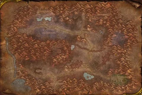 Eastern Plaguelands · Map B map