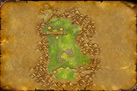 Mulgore map