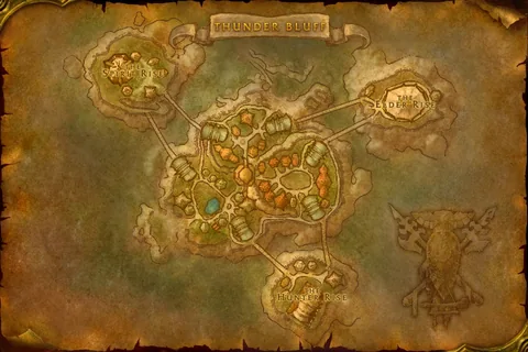 Thunder Bluff map